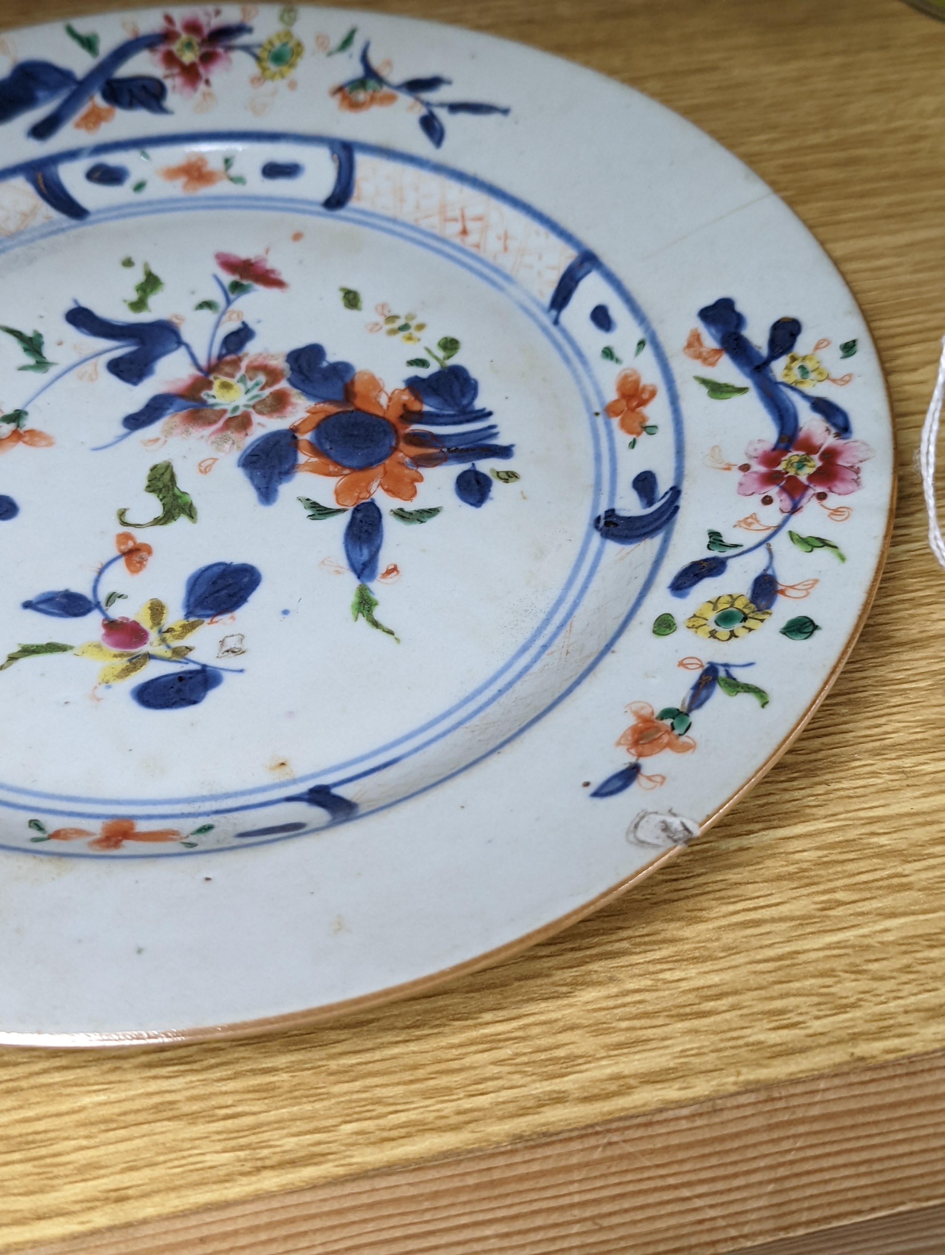 A collection of 19th and 20th century Chinese ceramics, tallest item jar and cover 15 cms high.